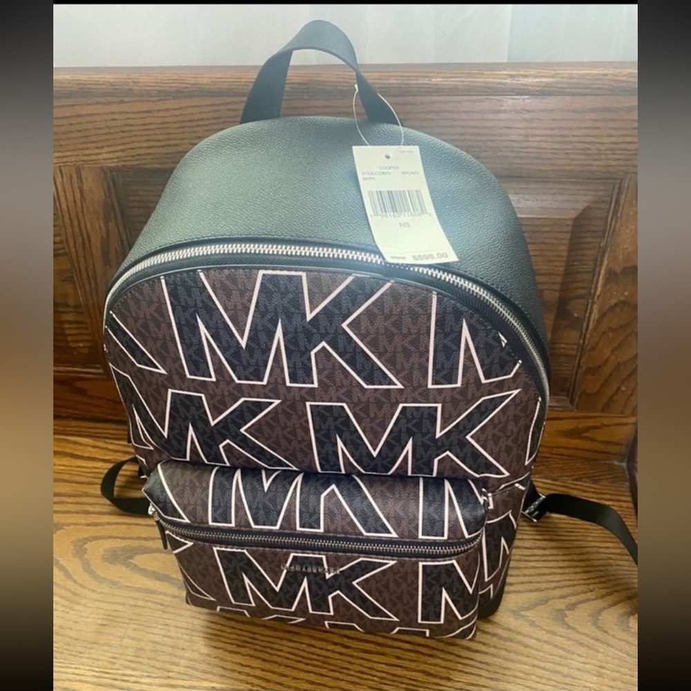 Michael Kors Cooper Large Graphic Logo Backpack Bag - Picture 7 of 10